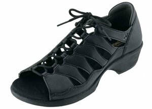新品 ヨネックス SDL14 黒 22.5cm パワークッション レディースサンダル ウォーキングシューズ ウォーキングサンダル YONEX 幅広 靴