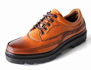 新品 ボブソン 4355 茶 24.5cm メンズウォーキングシューズ メンズアウトドアシューズ カジュアルシューズ BOBSON 紳士靴 靴 3E 日本製