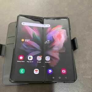 au SCG11 Galaxy Z Fold3 5G ファントムブラック SIMロック解除済　値下げ歓迎します。