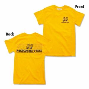 Sサイズ 送料込み ゴールド gold 黄色 yellow イエロー Glowing MOONEYES Tシャツ ムーンアイズ グローイング