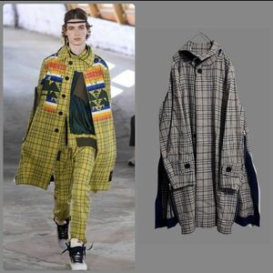 2019年春夏サカイ　変形ロングコート　sacai