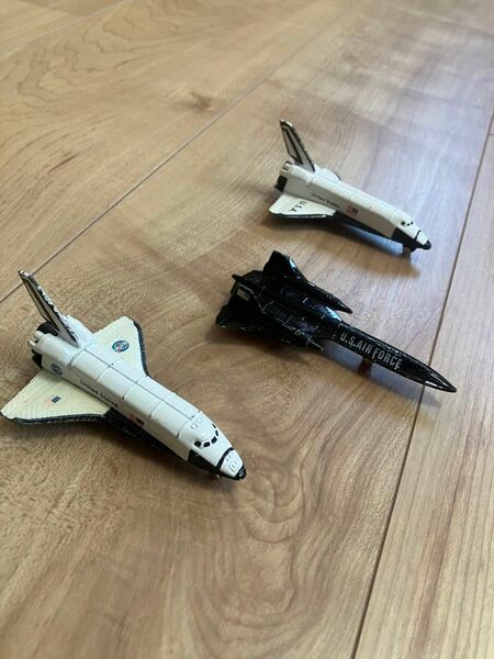 スペースシャトル・飛行機　模型　3機