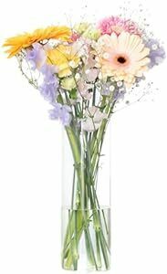 [スプレンノ] 花瓶 ガラス 大きい 透明 大 ガラス花瓶 フラワーベース 花器 シリンダー 円柱 vase 30cm おしゃ