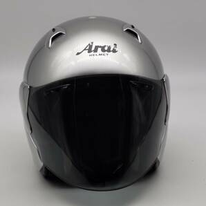 Arai アライ SZ-F ALUMINA SILVER アルミナシルバー SZF ジェットヘルメット XLサイズの画像3