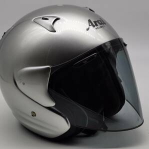 Arai アライ SZ-F ALUMINA SILVER アルミナシルバー SZF ジェットヘルメット XLサイズの画像2