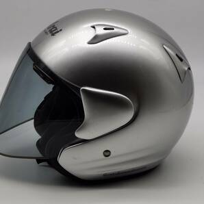 Arai アライ SZ-F ALUMINA SILVER アルミナシルバー SZF ジェットヘルメット XLサイズの画像6