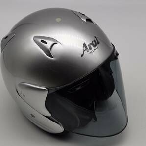 Arai アライ SZ-F ALUMINA SILVER アルミナシルバー SZF ジェットヘルメット XLサイズの画像1