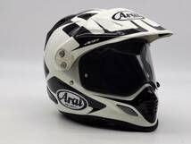 Arai アライ TOUR-CROSS3 EXPLORE ツアークロス3 エクスプローラ ブラック/ホワイト オフロードヘルメット Lサイズ_画像2