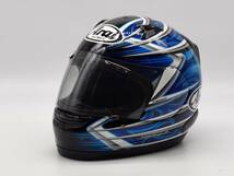 Arai アライ PROFILE SPIKE 青 プロファイル スパイク フルフェイスヘルメット Sサイズ_画像4