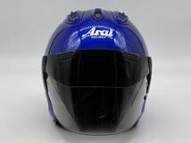 Arai アライ VZ-RAM VIVID BLUE ビビッドブルー VZ-Ram ジェットヘルメット Lサイズ_画像3