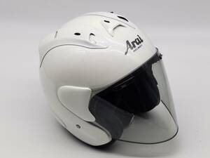 Arai アライ SZ-RamⅢ GLASS WHITE グラスホワイト SZ-Ram3 ジェットヘルメット Lサイズ