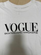 VOGUE SKATEBOARD MAGAZINE TEE DEAR SKATING Mサイズ Gildan_画像4