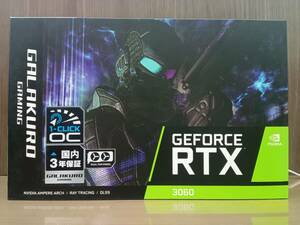 [ б/у товар ]. человек стремление RTX3060 12GB GALAKURO GAMING[ графическая плата * коробка есть ]