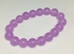[Premio Fortuna] sphere . purple. karu Ced knee bracele .. goods. .. purple. natural stone love. amulet 205049##