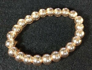 [Premio Fortuna] champagne gold. crystal bracele gorgeous .8 millimeter . inside diameter approximately 15.5 centimeter 30162##