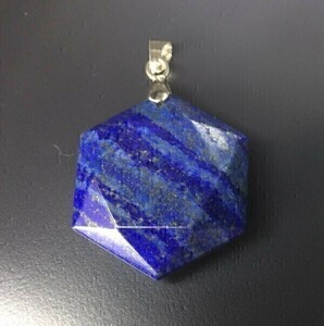 [Premio Fortuna] Power Stone lapis lazuli six . star necklace pendant natural stone Hexagram hexa gram man and woman use 408001##