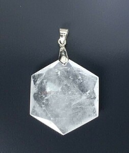[Premio Fortuna] Power Stone кварц ( кристалл ) шесть . звезда колье подвеска натуральный камень Hexagram шести- грамм для мужчин и женщин 508007##