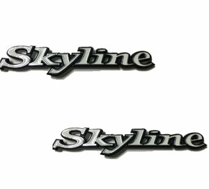 ケンメリリアフェンダーＳＫＹＬＩＮＥエンブレム　2個　バッチ　マーク　GT GC110 GC111 KGC110 KPGC110 旧車　GT-R　ヨンメリ　GT-X