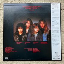 ほぼ新品！NM◆MAT1◆LP◆帯◆Metallica(メタリカ)「Kill 'Em All (血染めの鉄鎚 ハンマー)」◆1984年 K25P 438◆HARD ROCK Thrash Metal_画像4