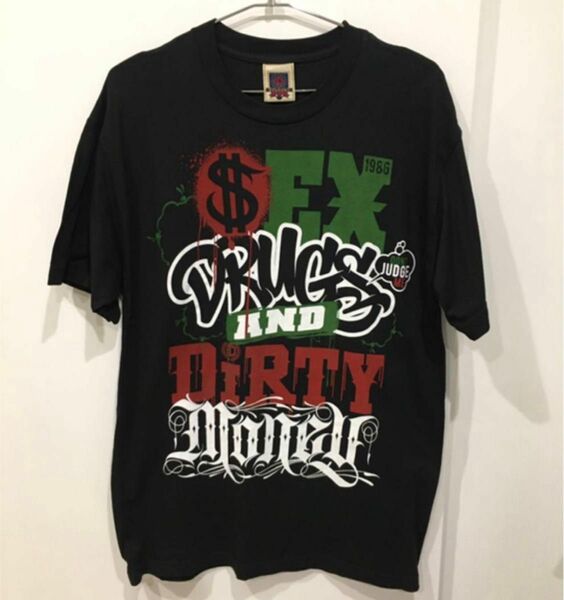 【並行輸入品】Dyse One プリントTシャツ　#5 ブラック　L BIGプリント　 黒