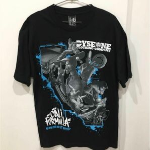 【並行輸入品】Dyse One プリントTシャツ　#4 ブラック&ブルー　L