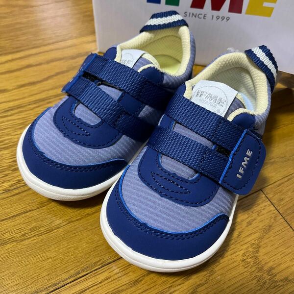 イフミー IFME 15cm ベビー 靴 スニーカー ブルー 青 赤ちゃん