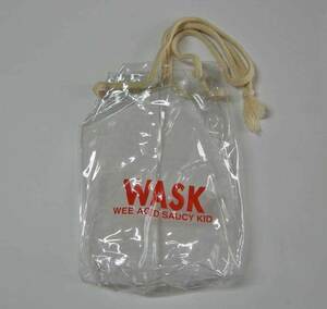 未使用品】2　ワスク　ＷＡＳＫ　水着袋（クリア）小　　　2