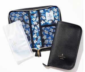 SPRiNG(スプリング) 2024年6月号　LANVIN en Bleu（ランバン オン ブルー）レザー調マルチケース