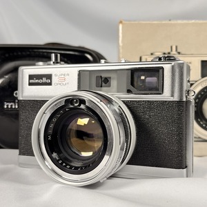 綺麗です 作動問題無し MINOLTA ミノルタ HI-MATIC ハイマチック 11 元箱付き レンジファインダー　フィルムカメラ