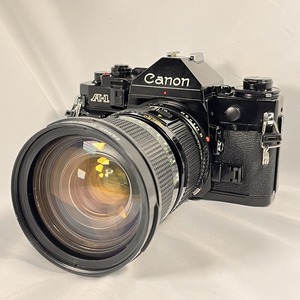 綺麗です シャッター泣き無し CANON キャノン A-1 レンズ付き　お買い得　訳アリ 作動品