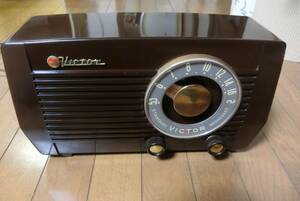  Victor vacuum tube radio NODEL R-1000 AM exclusive use reception possibility 