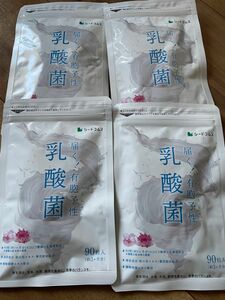 届く！有胞子性乳酸菌　約12ヶ月分(3ヶ月分90粒×4袋) ラクリス菌 植物発酵エキス 免疫力 腸活　サプリメント　シードコムス