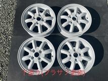 ダイハツ純正 MINILITE ミニライト 4本 14×4.5J ET45 4H PCD100 ガンメタ _画像10