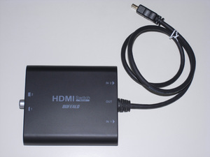 BUFFALO BSAK201 HDMI switch 2 port compact type [ free shipping ]