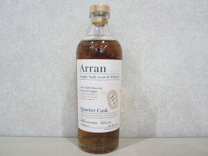 1円スタート！ Arran アラン シングルモルト クォーターカスク ウイスキー 700ml 56.2%　未開栓 