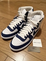 未使用品 コムデギャルソン COMME des GARONS ナイキ NIKE ターミネーター ハイ Terminator High ホワイト ネイビー 100 27.5cm US9.5 CDG_画像2