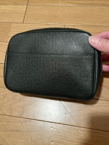 美品 ルイヴィトン LOUIS VUITTON タイガ M30304 セカンドバッグ アクセサリー ポーチ グリーン エピセア 鞄 バッグ オールド ヴィンテージ