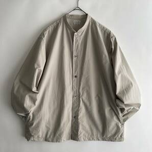 steven alan -BOLD FIT- size/S (h) SOKTAS 日本製 大きめ スティーブンアラン バンドカラー 長袖 シャツ サイドポケット コットン shirtの画像2