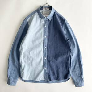 YAECA -COMFORT SHIRT- size/S (h) ヤエカ コンフォートシャツ 長袖 ライトアウター クレイジー ネイビー ブルー 日本製 JAPAN