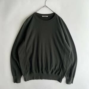 【2020ss】AURALEE size/4 (jb) 春夏 -SUPER HIGH GAUGE SWEAT- オーラリー スーパーハイゲージ スウェット トレーナー ダークグリーン