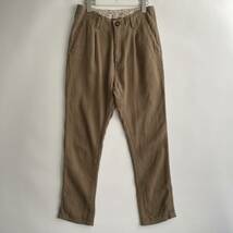 NONNATIVE size/0 (hb) ノンネイティブ リネン100 タック テーパード パンツ プリーツ スラックス ベージュ 日本製 JAPAN PANTS_画像1