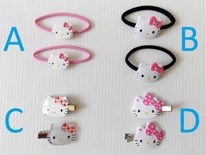  abroad * prompt decision! regular goods!! Sanrio Hello Kitty hair elastic or hairpin .. also 1!