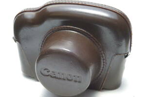 Canon Populaire Leather Case キャノン ポピュレール レザー ケース Range Finder レンジ ファインダー L39 露出計 本革製 ④