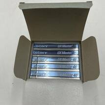 C1013 Y SONY ソニー カセットテープ UX-Master 46 UXマスター46分 5本 元箱あり 未使用保管品_画像1