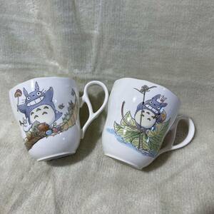 C1029 Noritake ノリタケ マグカップ となりのトトロ 2点セット 絵柄違い コーヒーカップ 