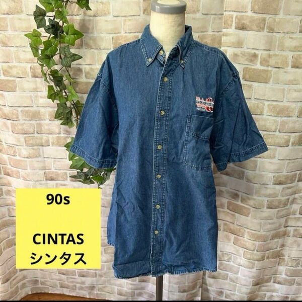 感謝sale 1514 CINTAS 古着屋購入　90s着やすいトップス　シャツ