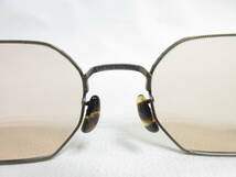 13062◆OLIVER PEOPLES オリバーピープルズ TAKUMI 匠 OV1299T 5284 TK-5 47□22 145 メガネ/眼鏡 MADE IN JAPAN 中古 USED_画像4