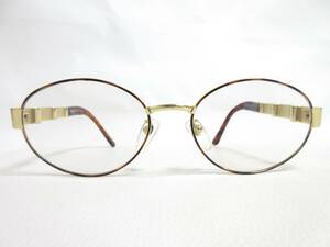 13078◆FENDI フェンディ MOD. SL7129 57 COL.220 メガネ/眼鏡 MADE IN ITALY 中古 USED