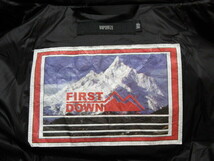 ★ VAPORIZE × FIRST DOWN ヴェイパライズ × ファーストダウン ダウン コート 442540C ブラック size L ダウンジャケット_画像9