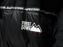 ★ VAPORIZE × FIRST DOWN ヴェイパライズ × ファーストダウン ダウン コート 442540C ブラック size L ダウンジャケット_画像4